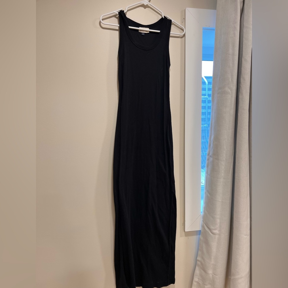 Ribbed tank maxi dress